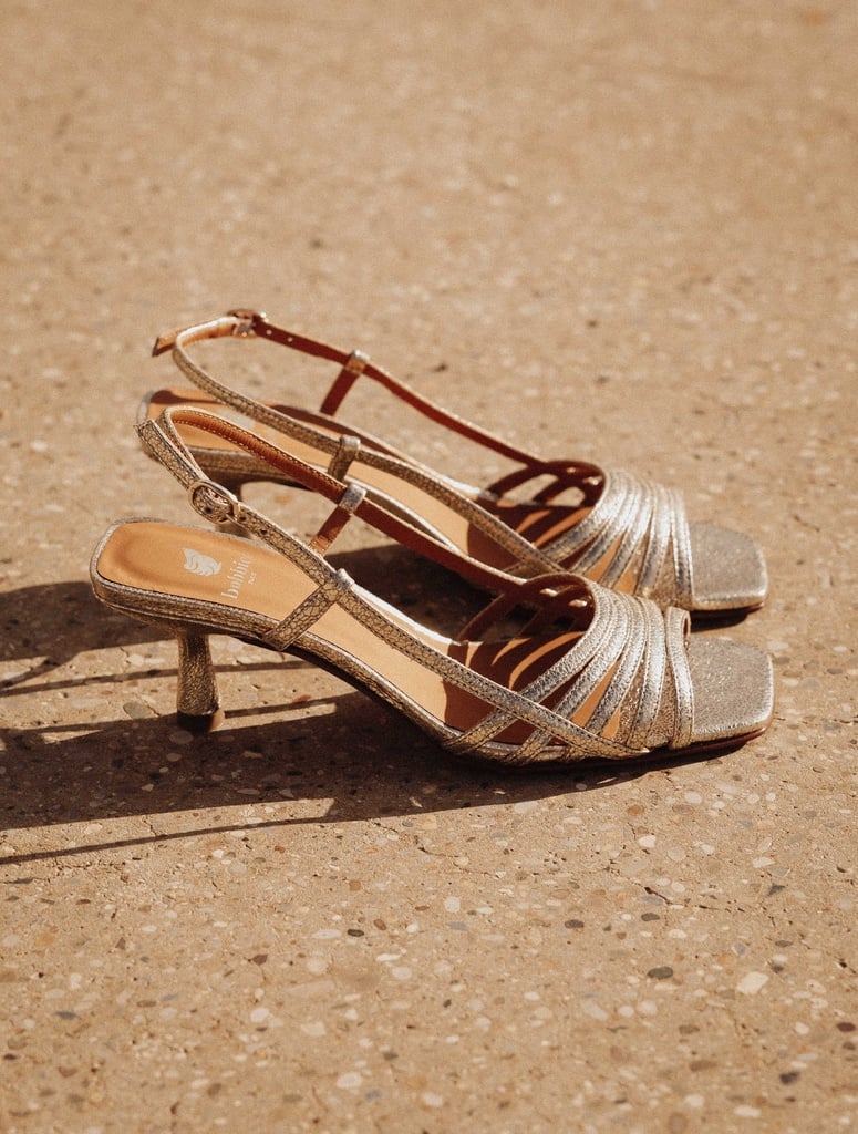 Heeled Sandals : Ève - Champagne Gold