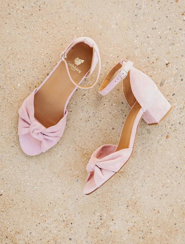 Heeled Sandals : Gloria - Powder Pink