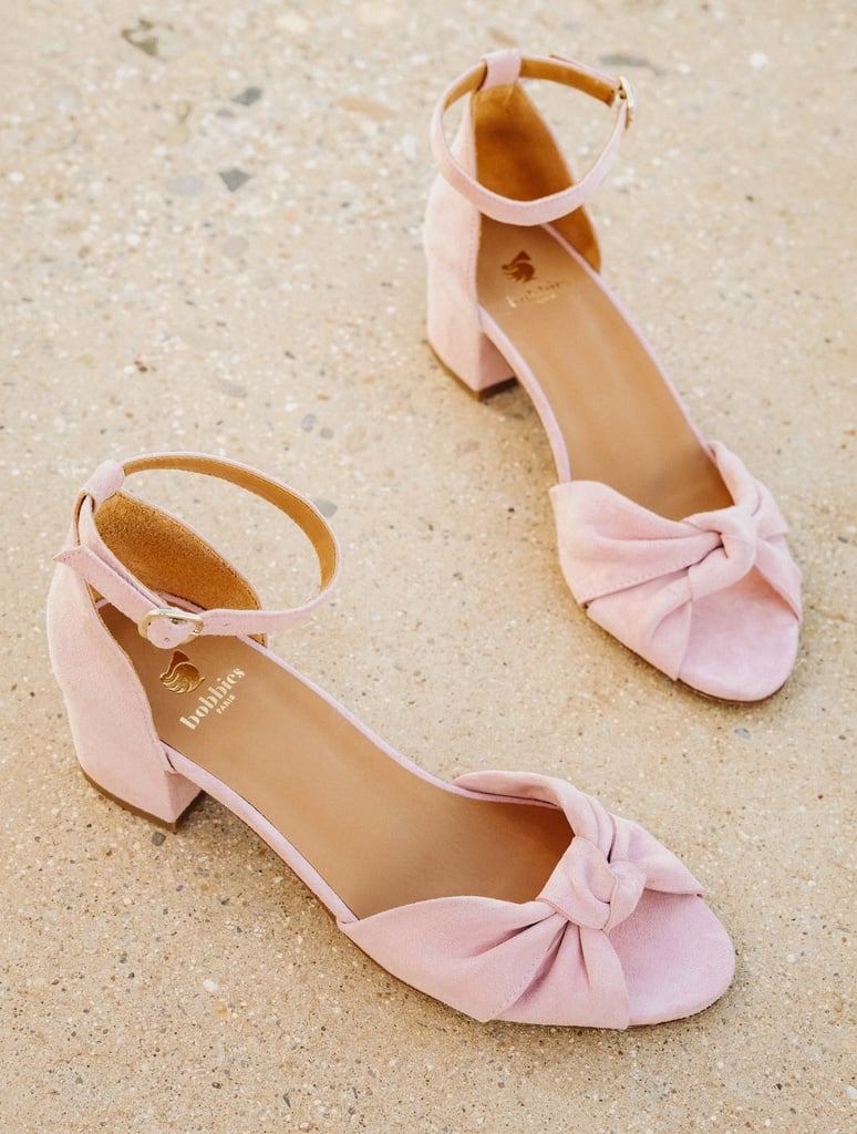 Heeled Sandals : Gloria - Powder Pink