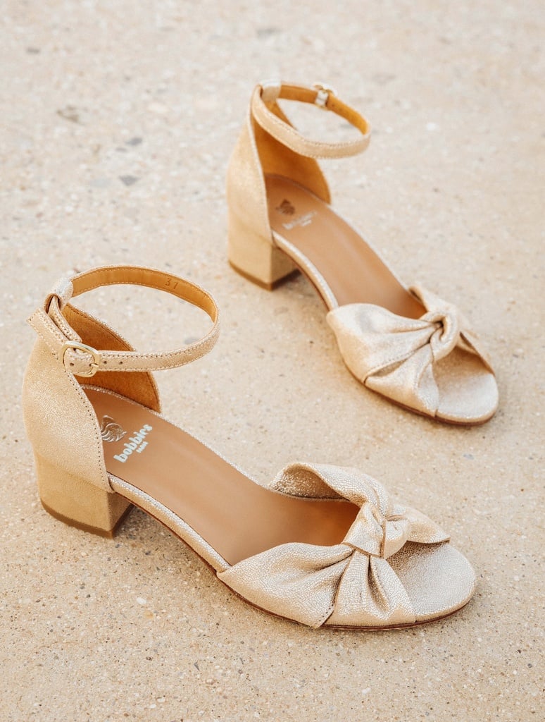 Sandalen mit Absatz : Gloria - Iridescent Champagne