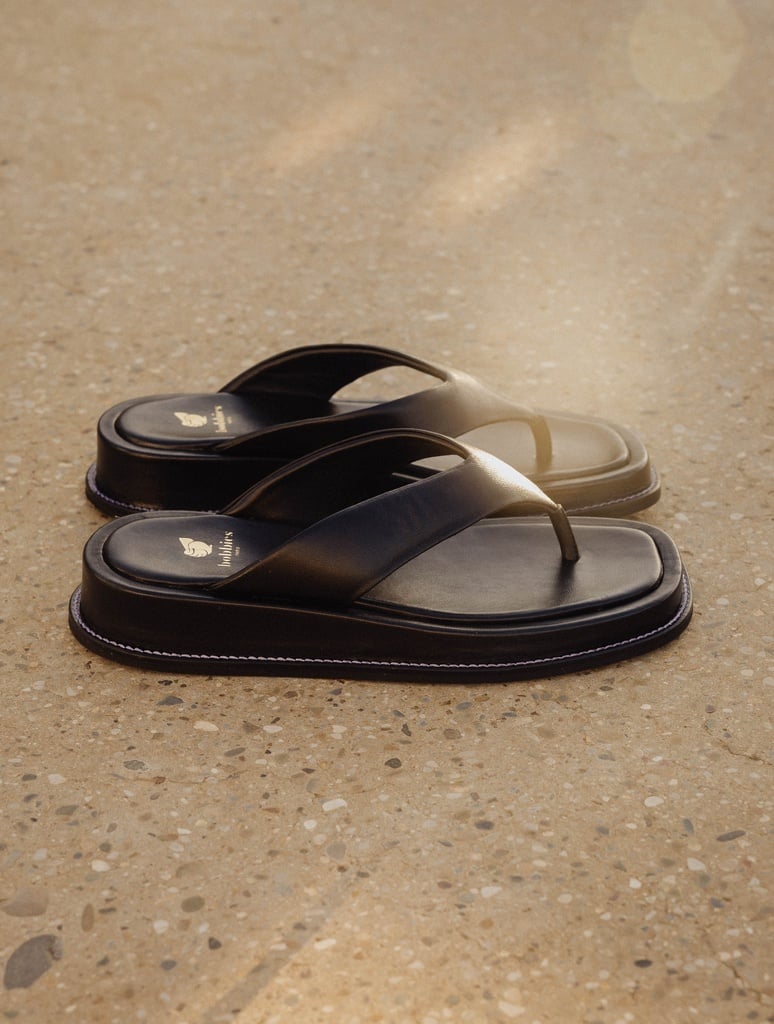 Sandales Plates : Hiromi - Passion Black