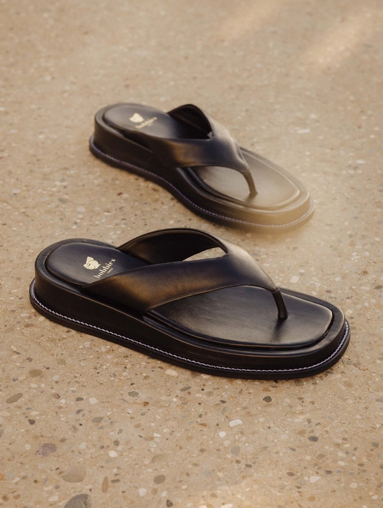 Sandales Plates : Hiromi - Passion Black