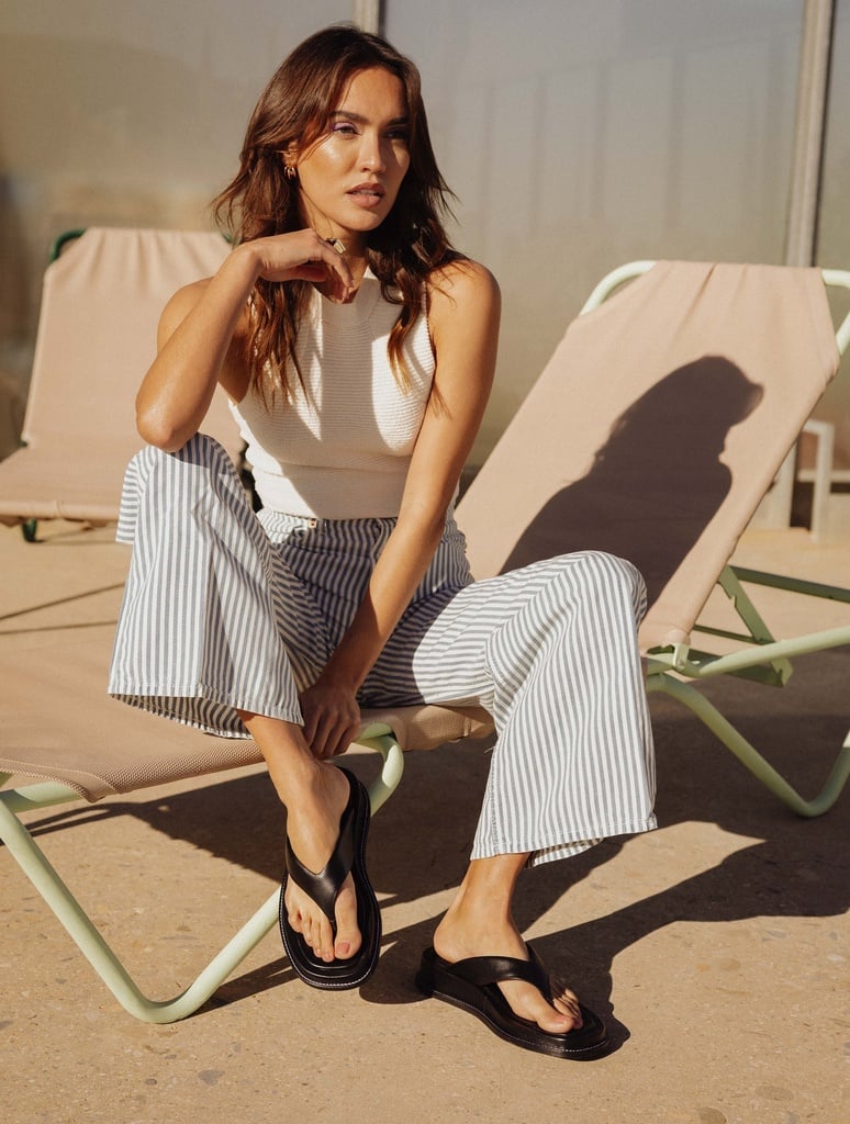 Flache Sandalen : Hiromi - Passion Black