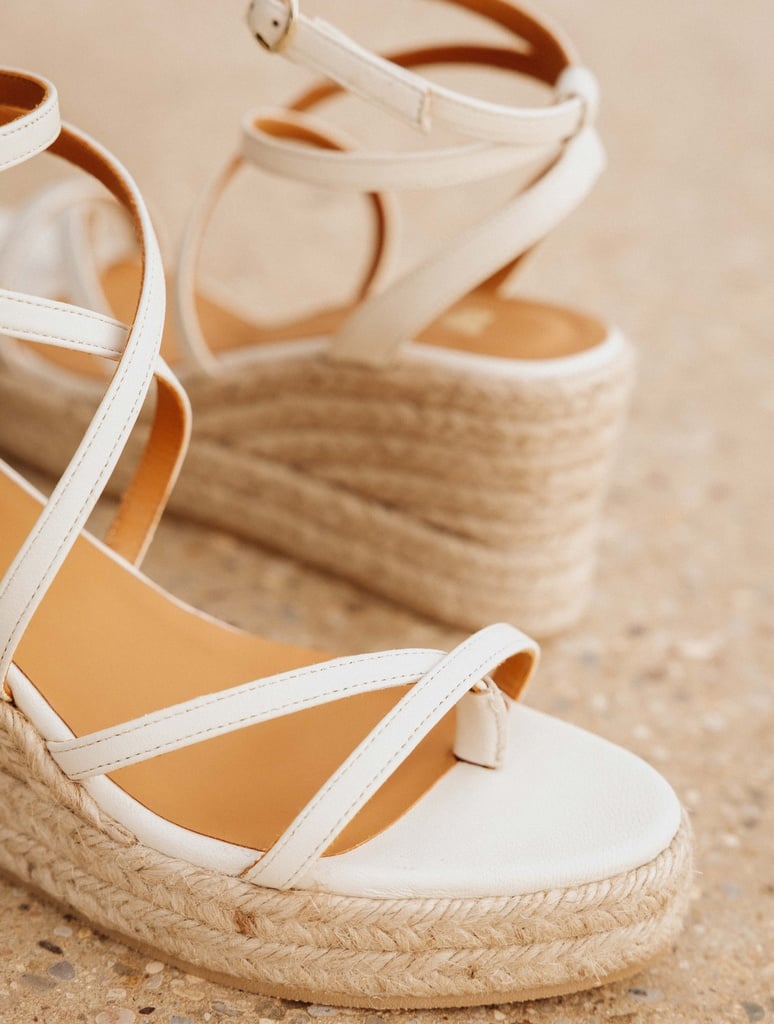 Espadrilles Compensées : Irene - Milk