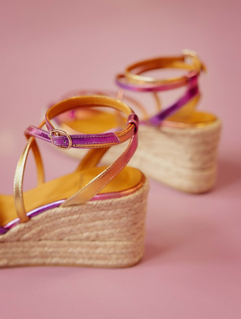 Espadrilles Compensées : Irene - Hypnotic Sunset