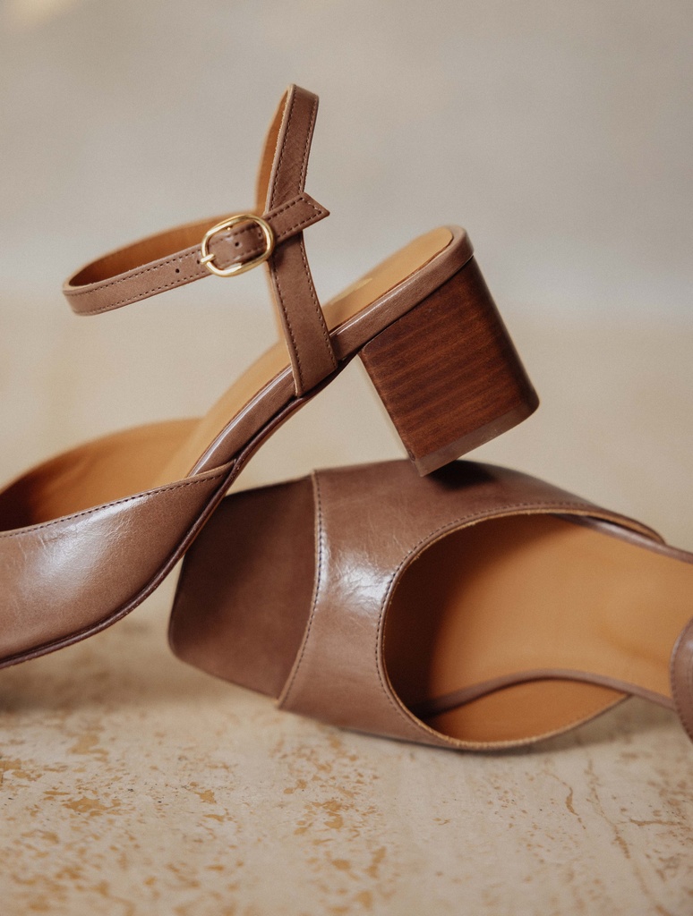 Sandales à Talons : Judy - Mocha