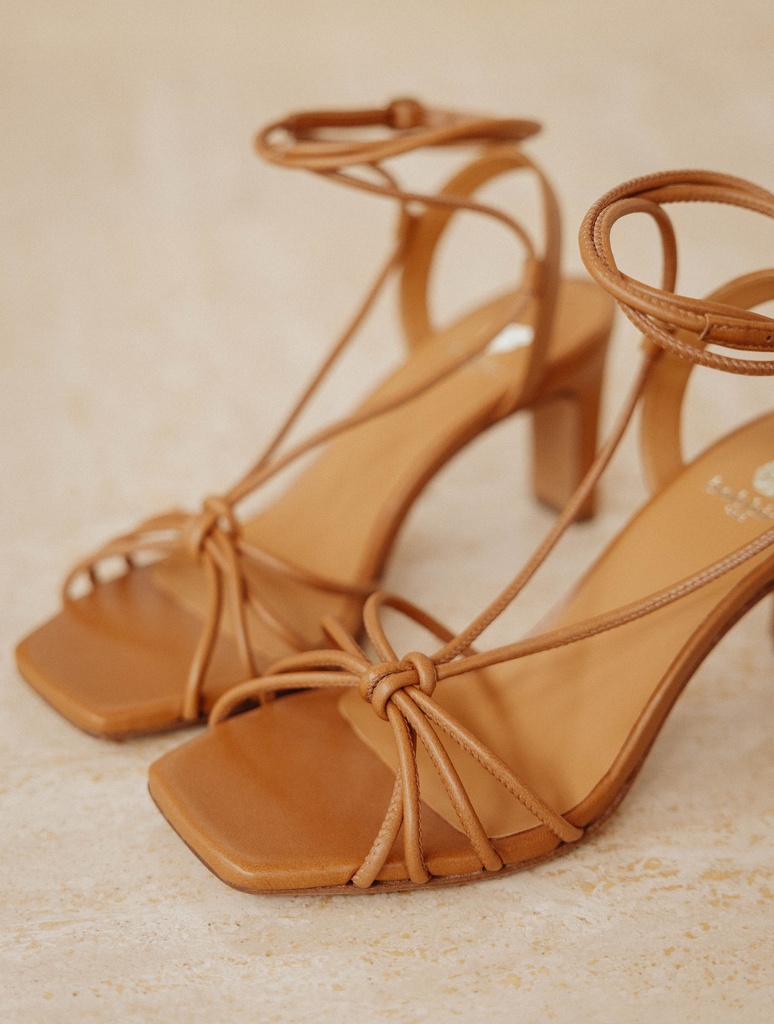 Sandalen mit Absatz : Jenna - Summer Camel