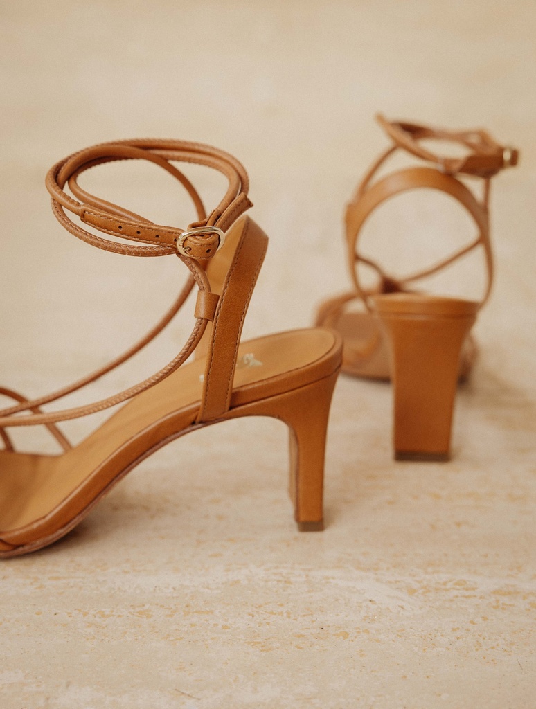 Sandalen mit Absatz : Jenna - Summer Camel