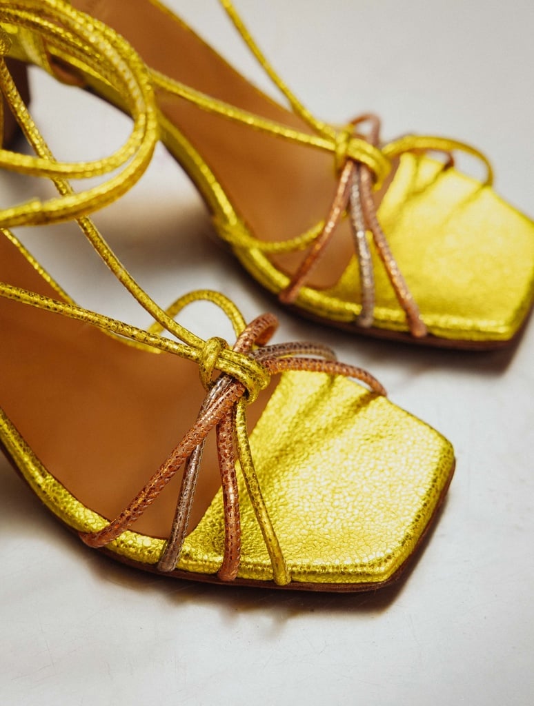 Heeled Sandals : Jenna - Acid Yellow
