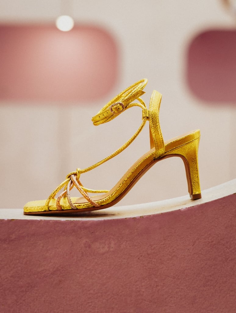 Heeled Sandals : Jenna - Acid Yellow