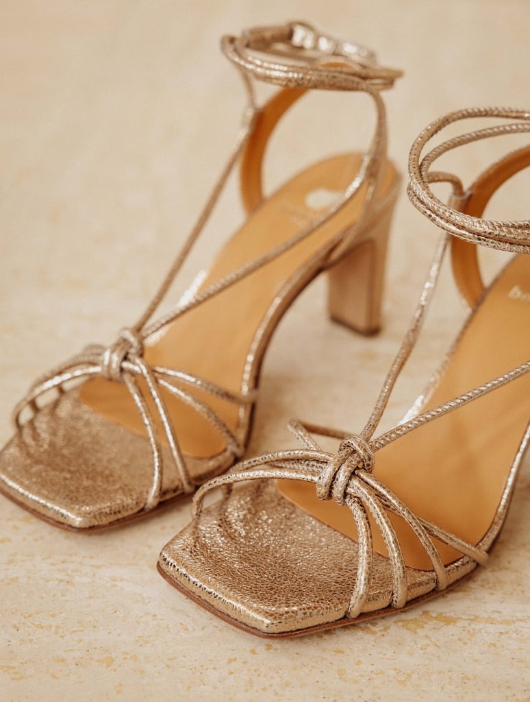 Sandalen mit Absatz : Jenna - Sepia Gold