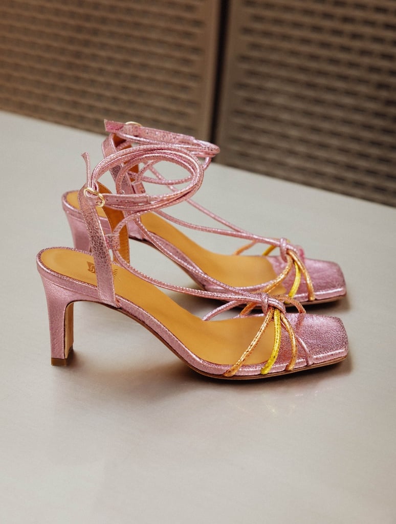Heeled Sandals : Jenna - Party Pink