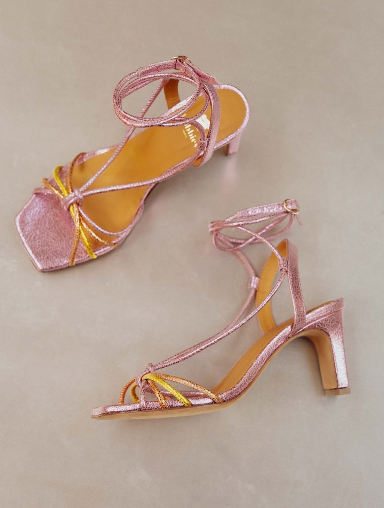 Heeled Sandals : Jenna - Party Pink