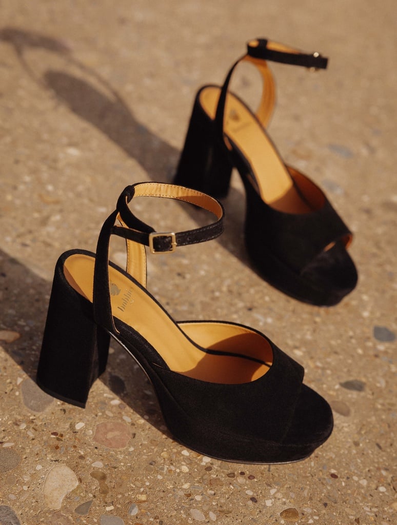 Sandalias de Tacón : Lisa - Black