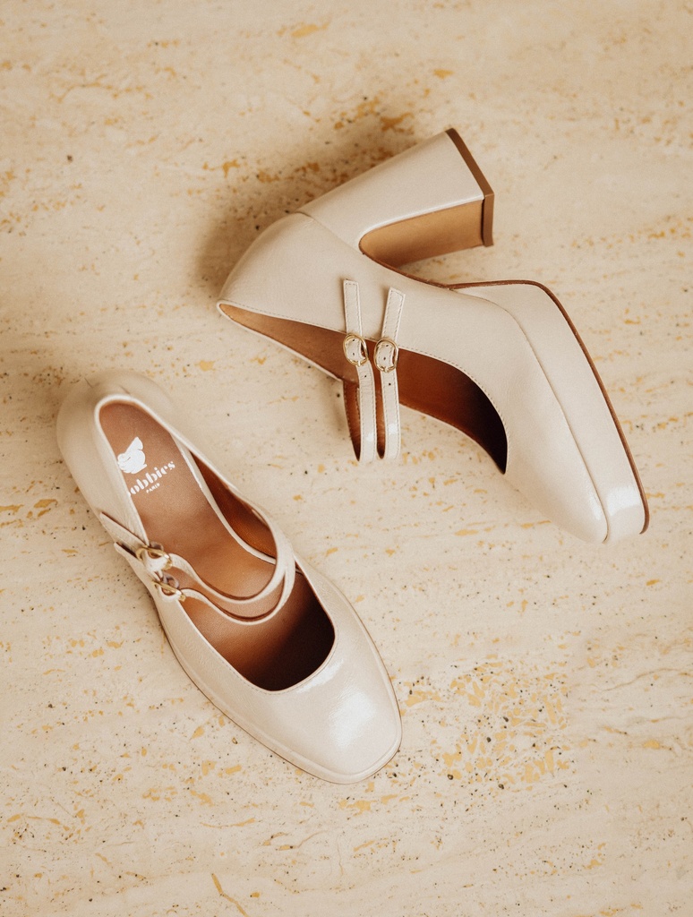 Zapatos de Salón y Mary Janes : Louise - Chantilly Cream