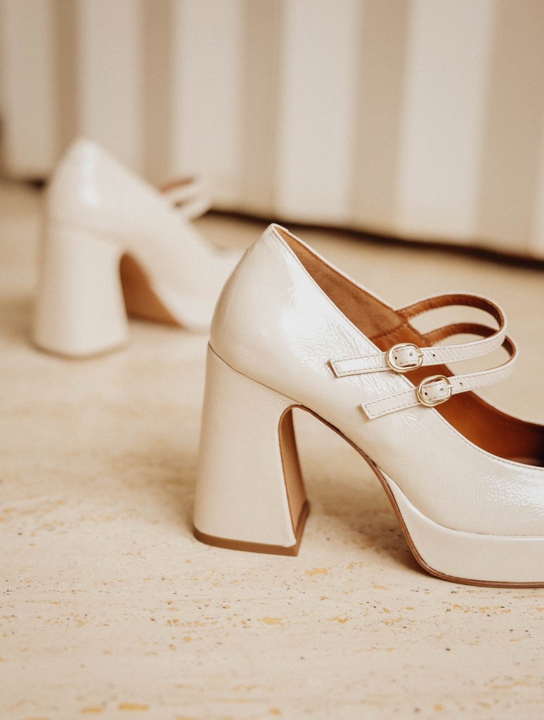 Zapatos de Salón y Mary Janes : Louise - Chantilly Cream