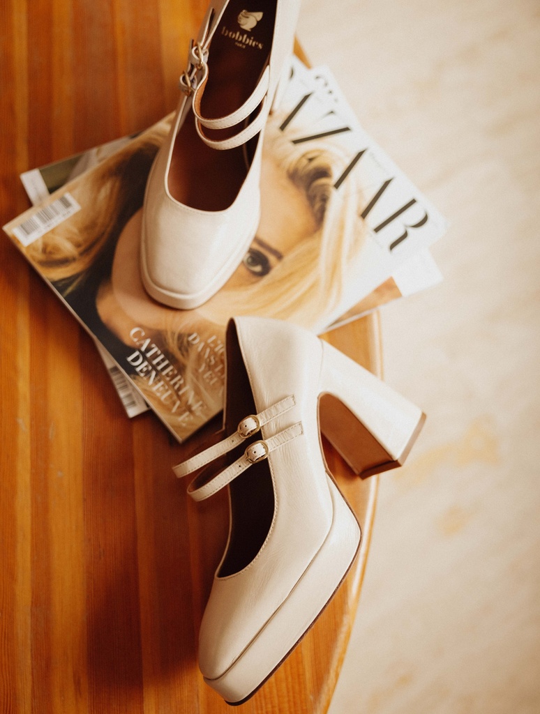 Zapatos de Salón y Mary Janes : Louise - Chantilly Cream