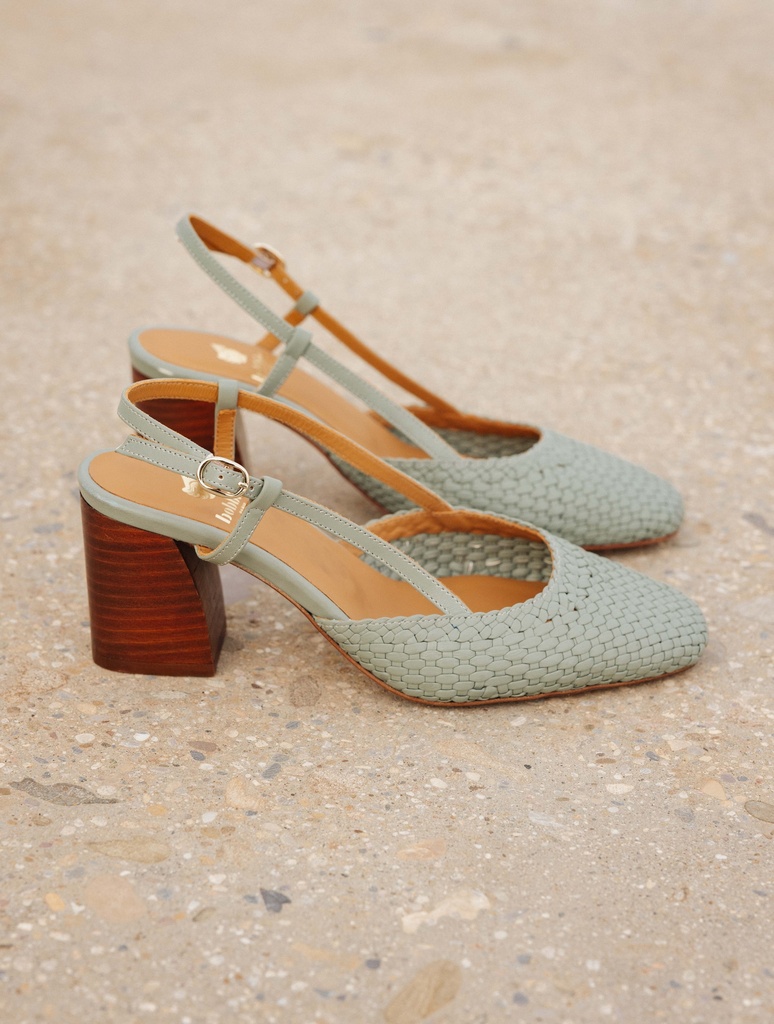 Pumps & Mary Janes : Madara - Grey Green