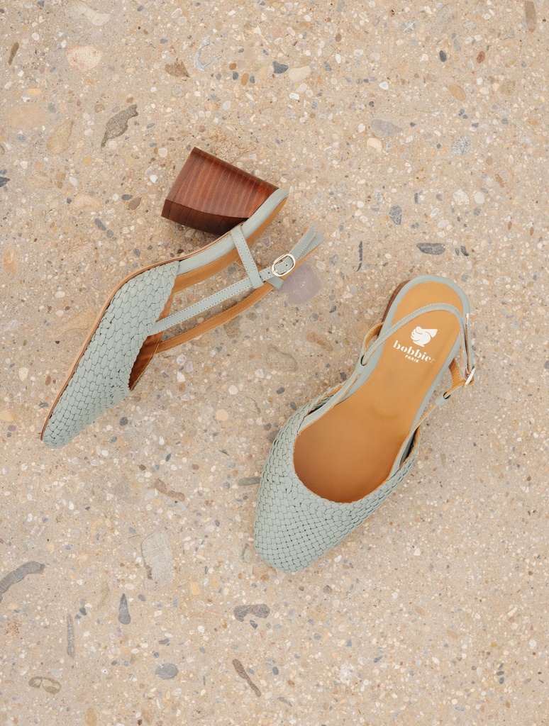 Pumps & Mary Janes : Madara - Grey Green