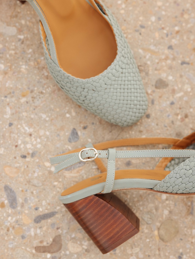 Pumps & Mary Janes : Madara - Grey Green