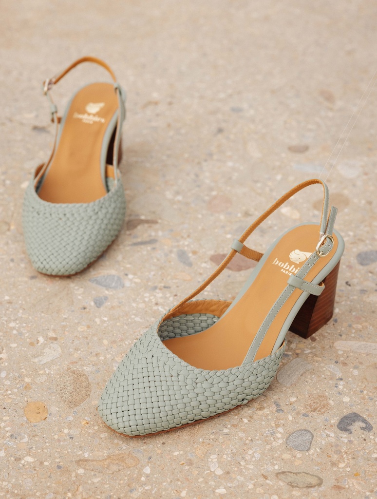 Pumps & Mary Janes : Madara - Grey Green