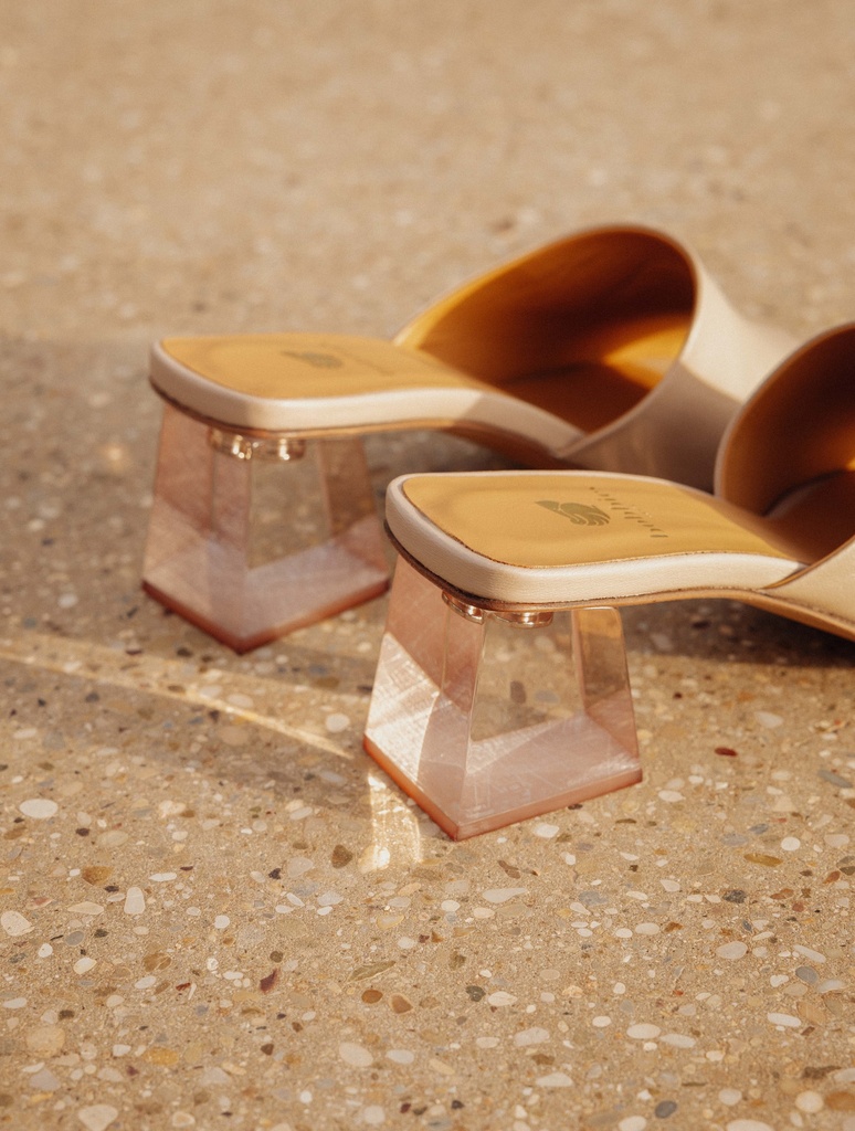 Sandales à Talons : Margot - Chaï Latte