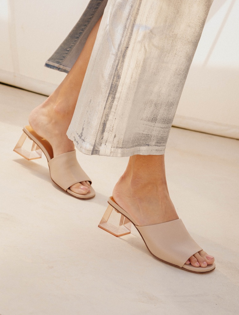 Sandales à Talons : Margot - Chaï Latte