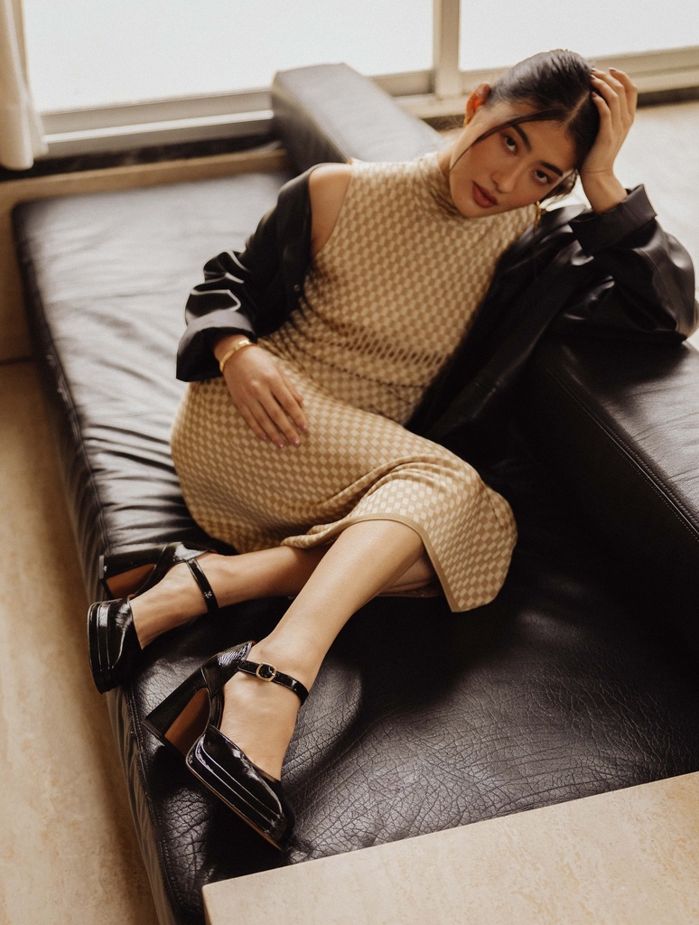 Pumps & Mary Janes : Michelle - Black Vinyl