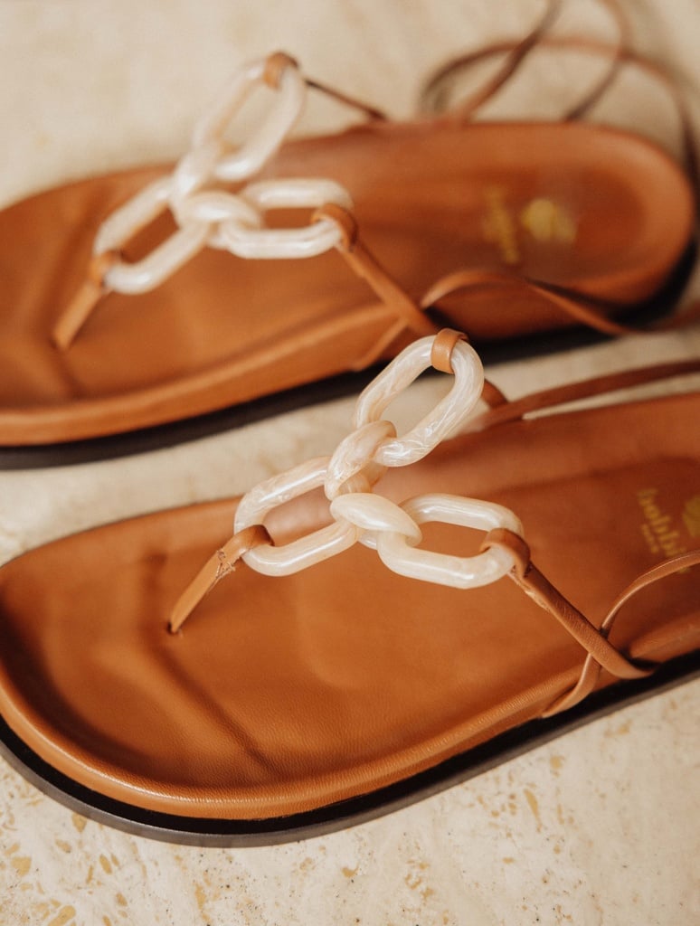 Flache Sandalen : Marissa - Camel