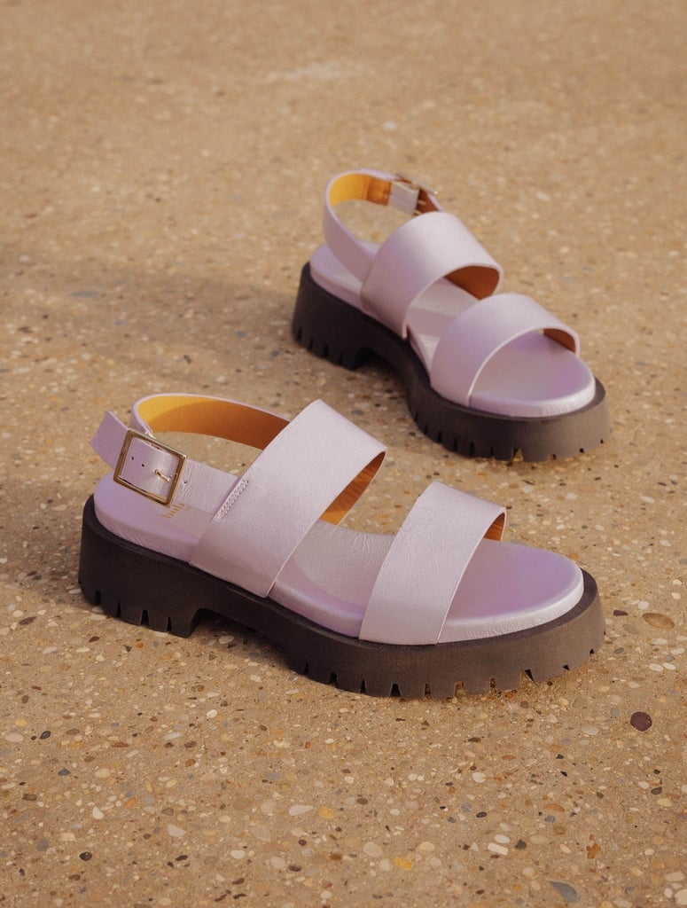 Sandales Plates : Nami - Lilac