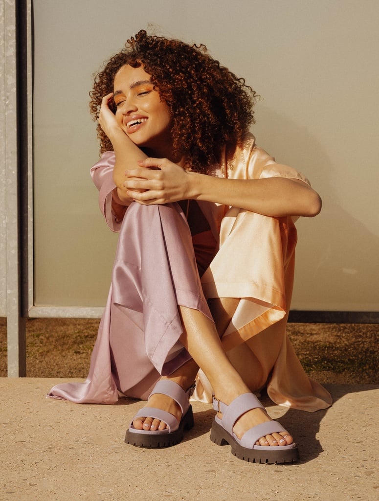 Flache Sandalen : Nami - Lilac