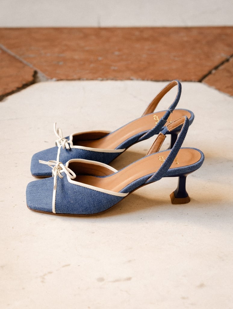 Sandales à Talons : Pier - Stone Denim