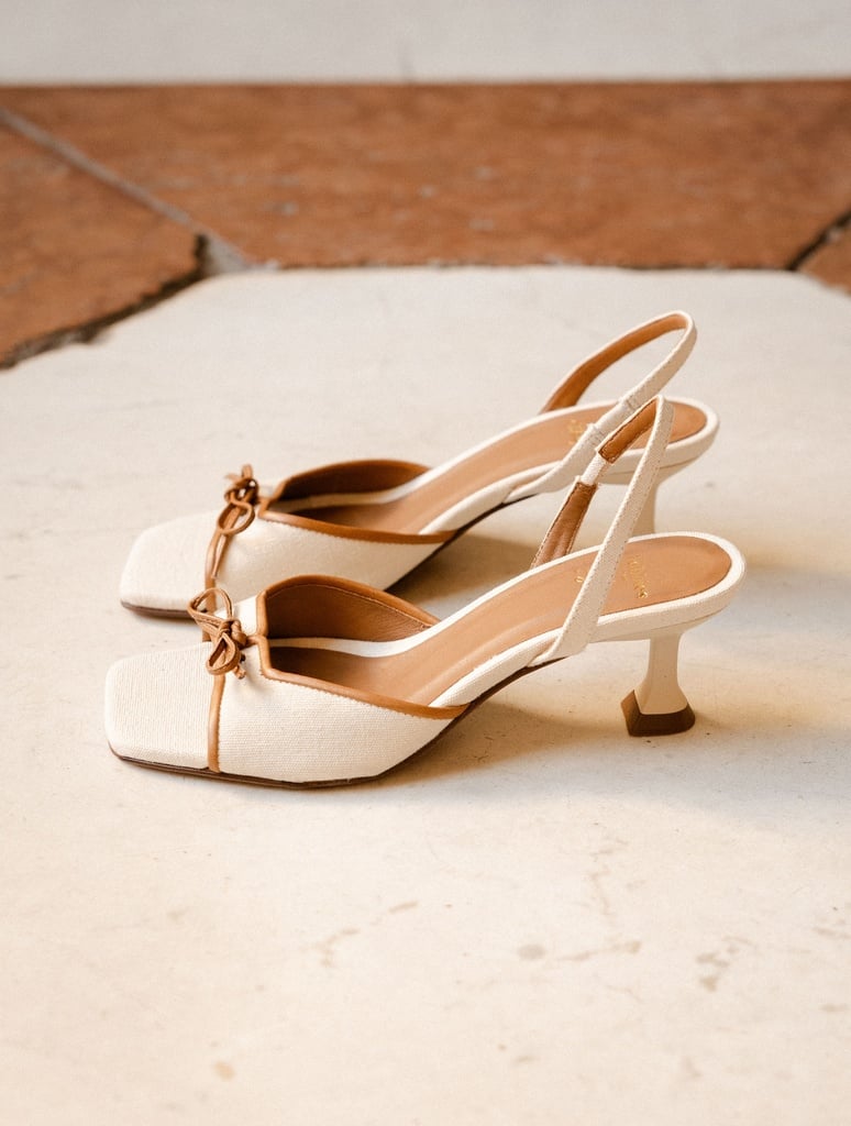 Heeled Sandals : Pier - Toledo Linen