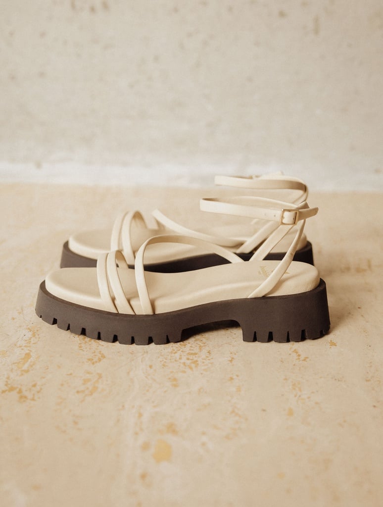 Sandales Plates : River - Beige