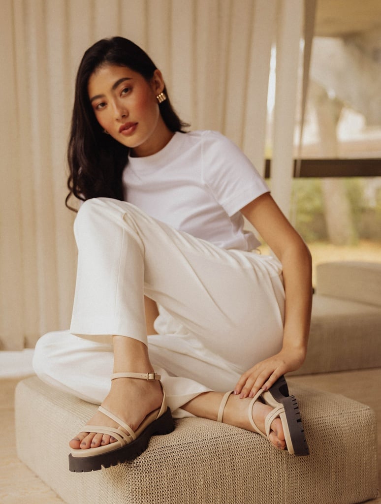 Sandales Plates : River - Beige