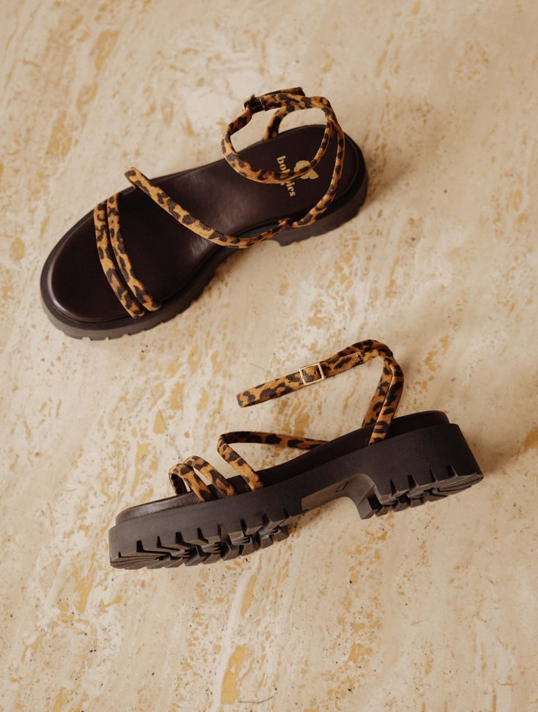 Sandales Plates : River - Leopard