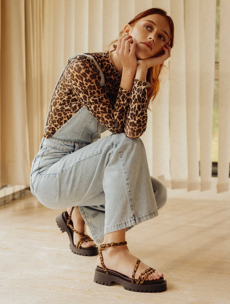 Sandalias Planas : River - Leopard