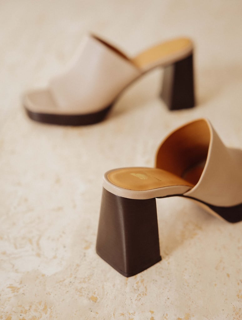 Heeled Sandals : Renata - Chai Latte