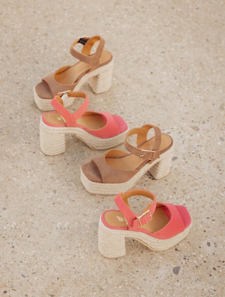 Alpargatas con cuña : Ruby - Miami Pink