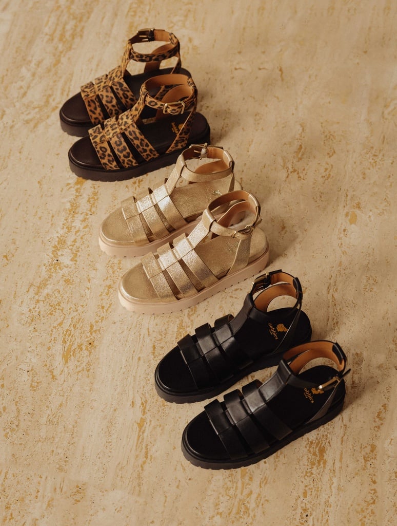 Flache Sandalen : Sam - Leopard