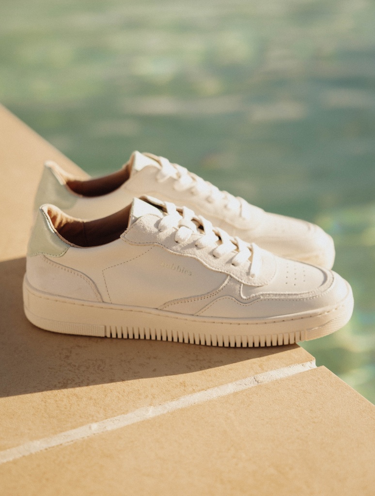 Sneakers : Scott - Off White & Iced Mint