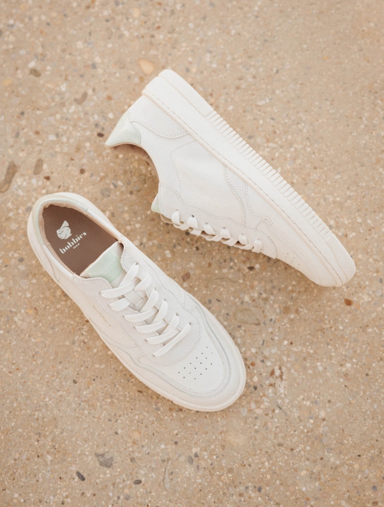 Sneakers : Scott - Off White & Iced Mint