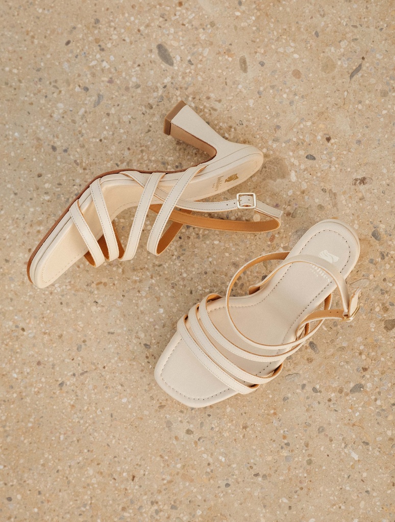 Sandales à Talons : Selena - Beige