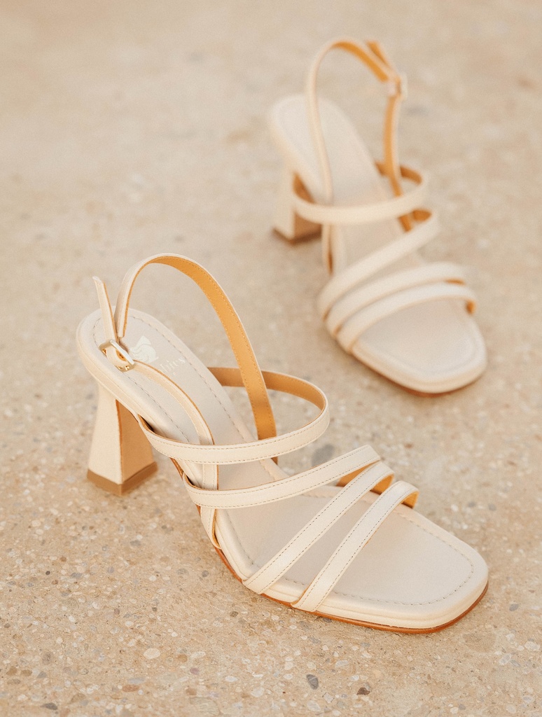 Sandales à Talons : Selena - Beige