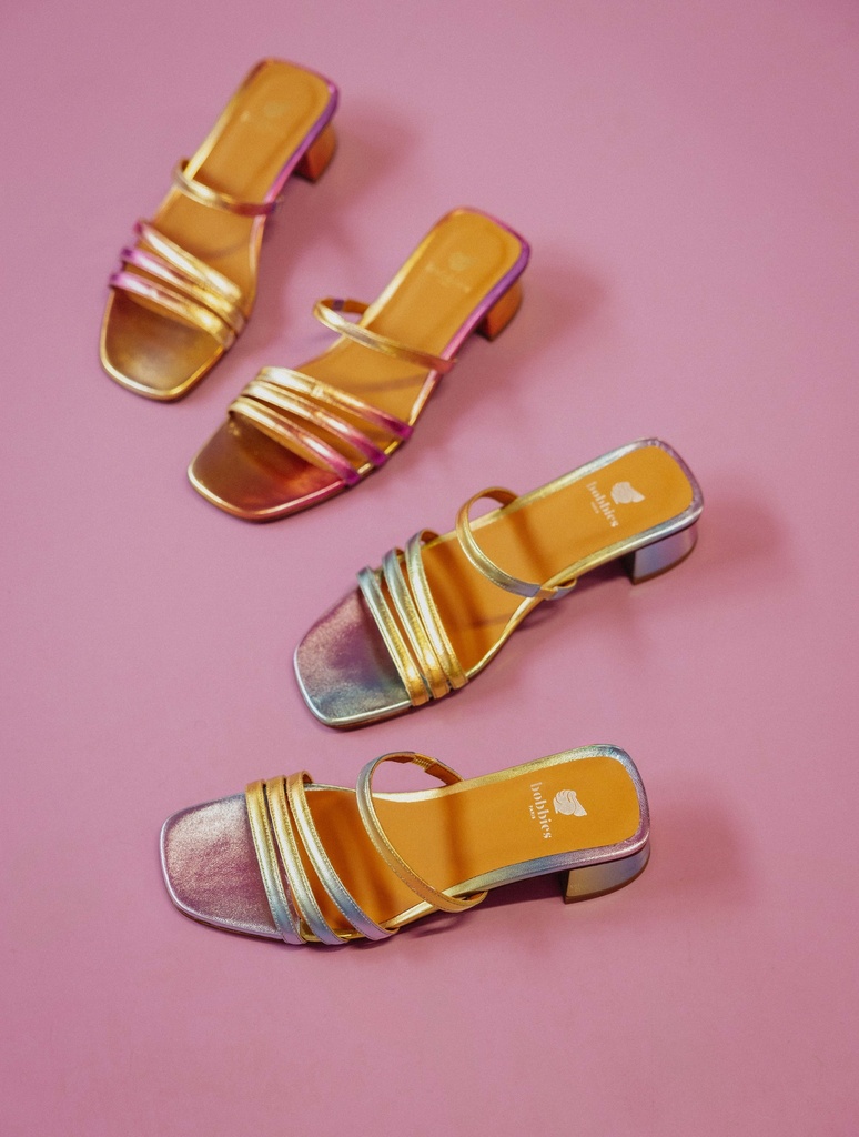 Sandales à Talons : Sonja - Acid Rainbow