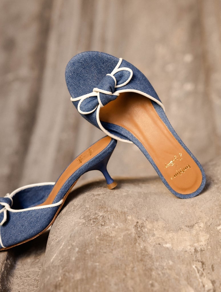 Sandales à Talons : Sophia - Stone Denim