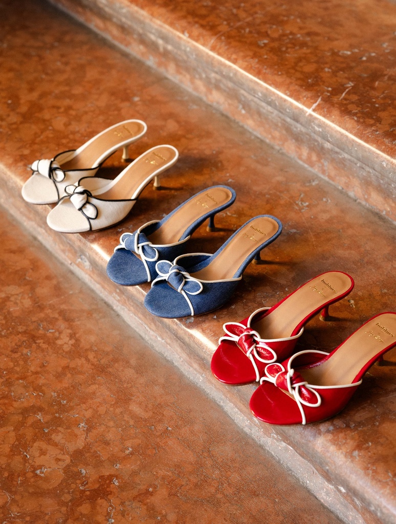 Sandales à Talons : Sophia - Stone Denim