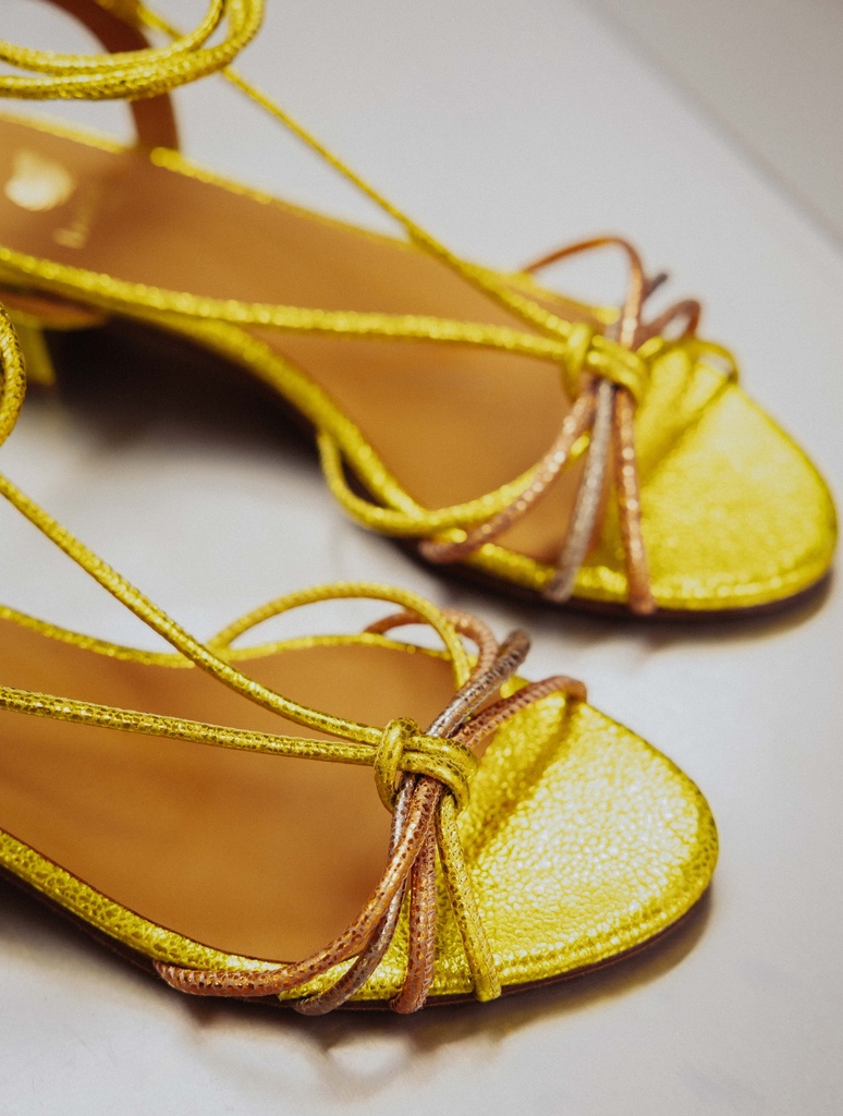 Women's Sandals | Tara Acid Yellow | Bobbies