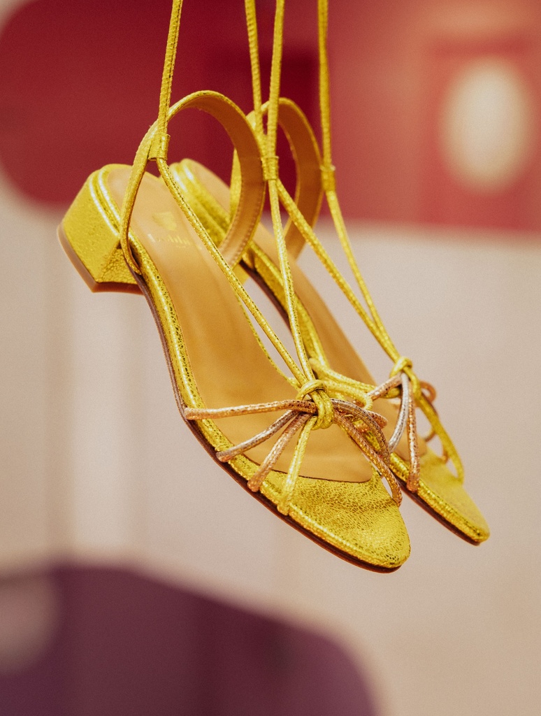 Women's Sandals | Tara Acid Yellow | Bobbies