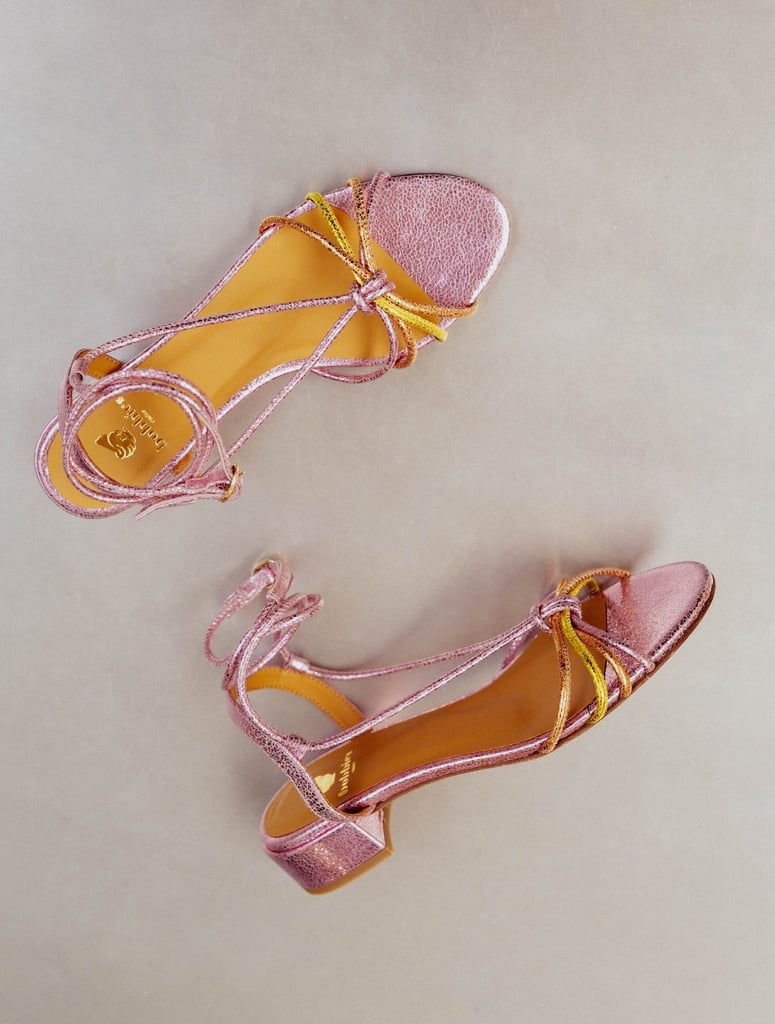 Sandales Plates : Tara - Party Pink